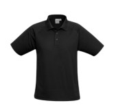 Mens Sprint Polo-Black 